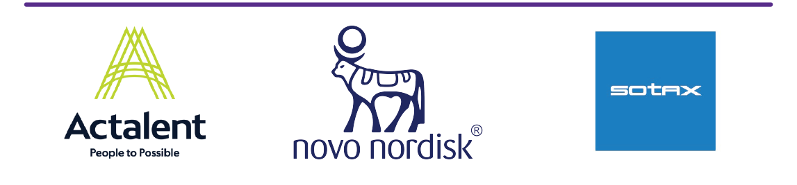 Platinum Sponsors - Actalent, Novo Nordisk, Sotax